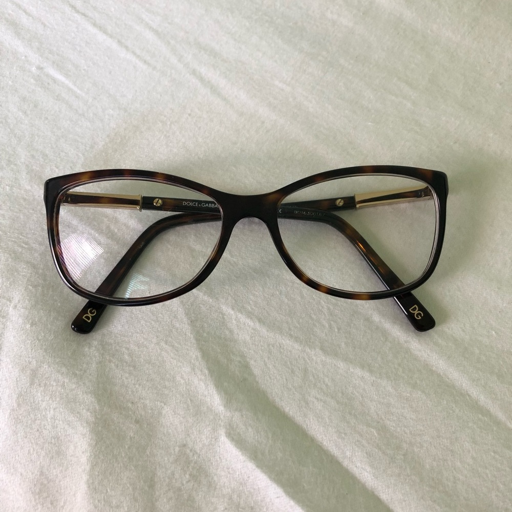D&G Tortoise Shell Eyeglass Frames - image 3